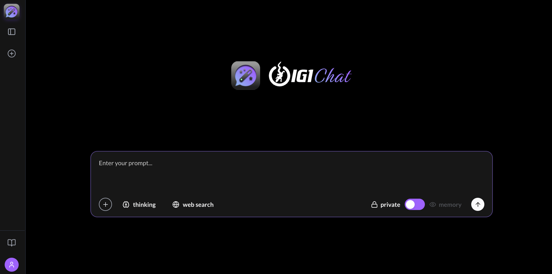 Chat App interface overview