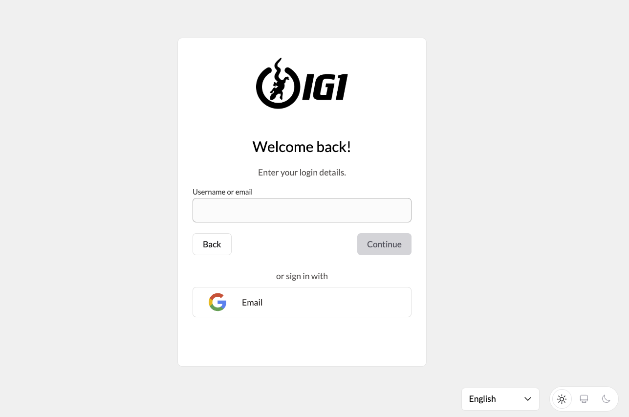 Login screen with SSO button highlighted and an arrow pointing to it