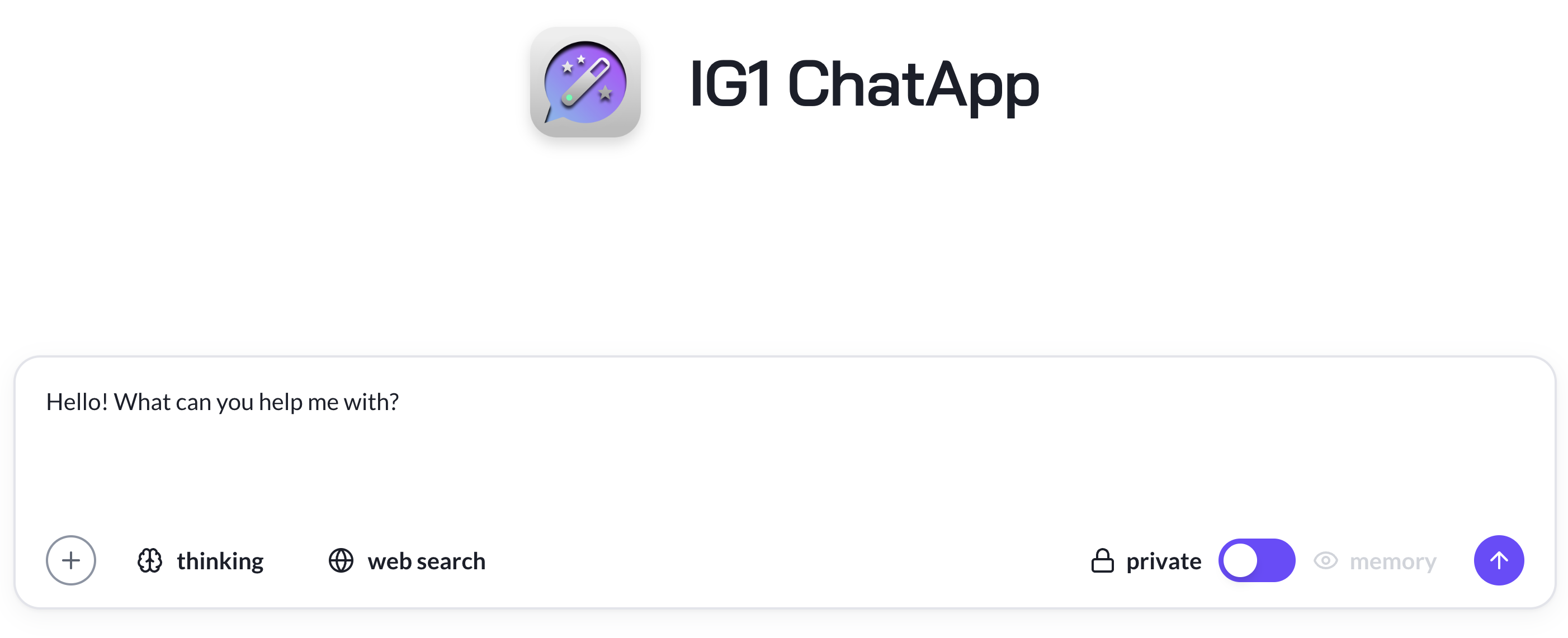 Message typed in input box with Enter key highlighted