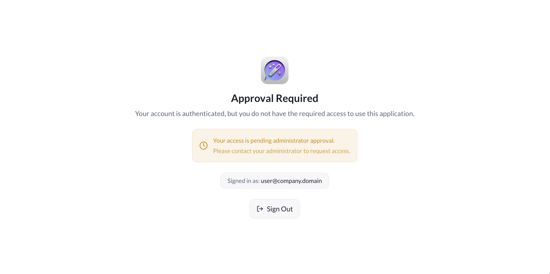 Approval Required